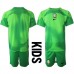 Brasilien Målvakt Replika Babykläder Borta matchkläder barn VM 2022 Korta ärmar (+ Korta byxor)